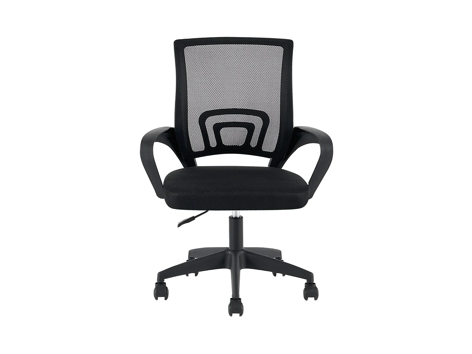 Silla de escritorio reva negro para hogar moderno mueble de almacenaje  - Homekit