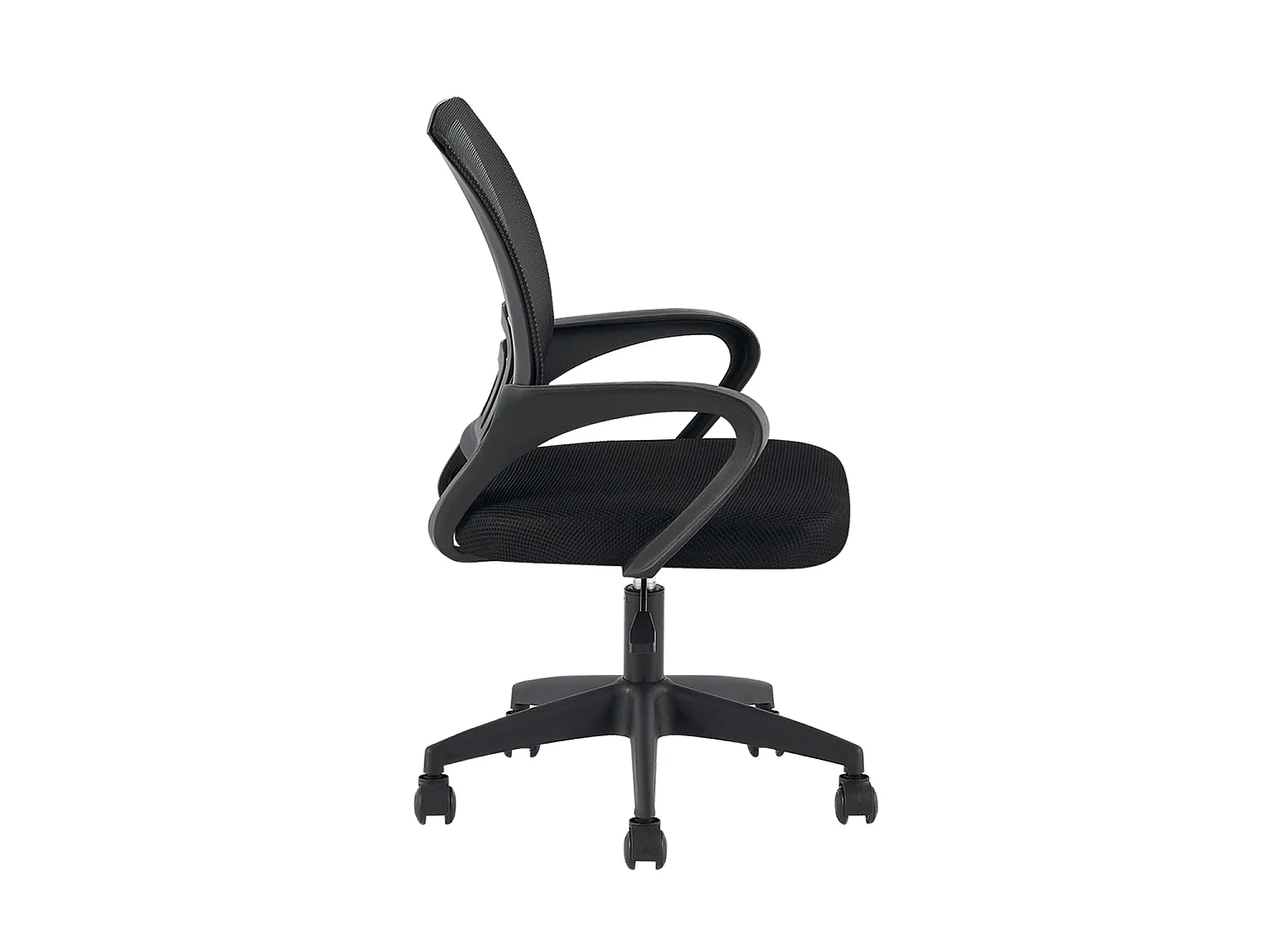 Silla de escritorio reva negro para hogar moderno mueble de almacenaje  - Homekit