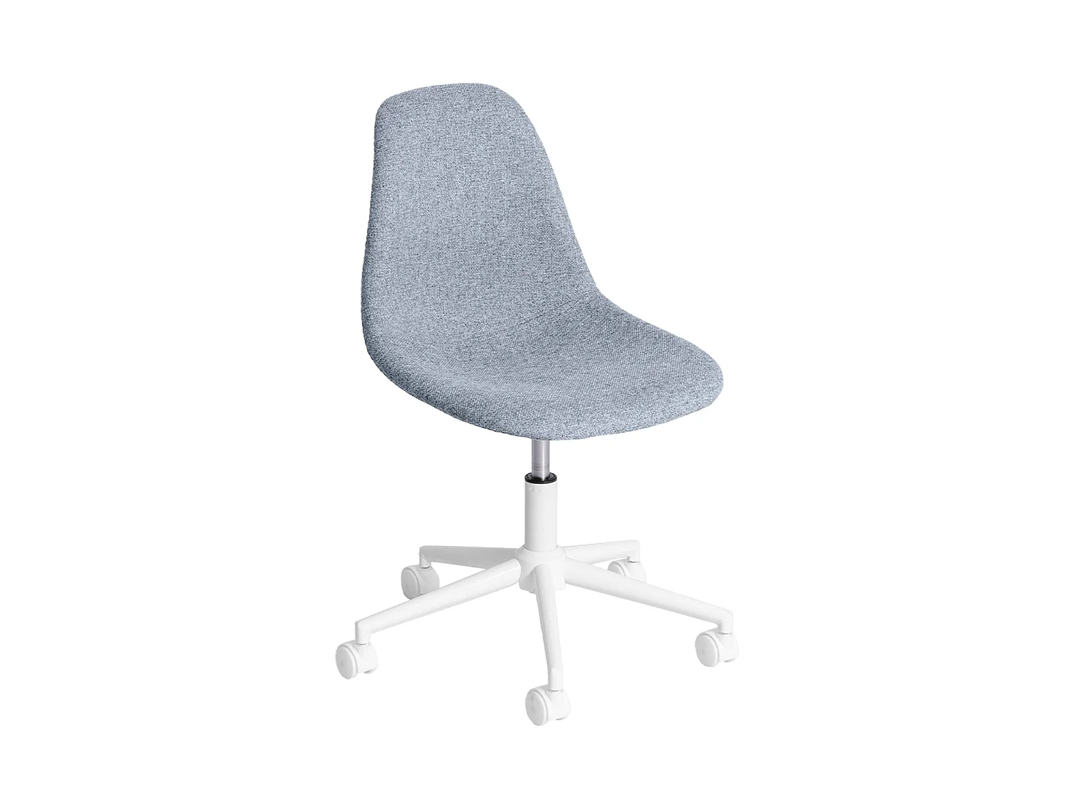 Silla de escritorio nicole gris para hogar moderno mueble de almacenaje  - Homekit