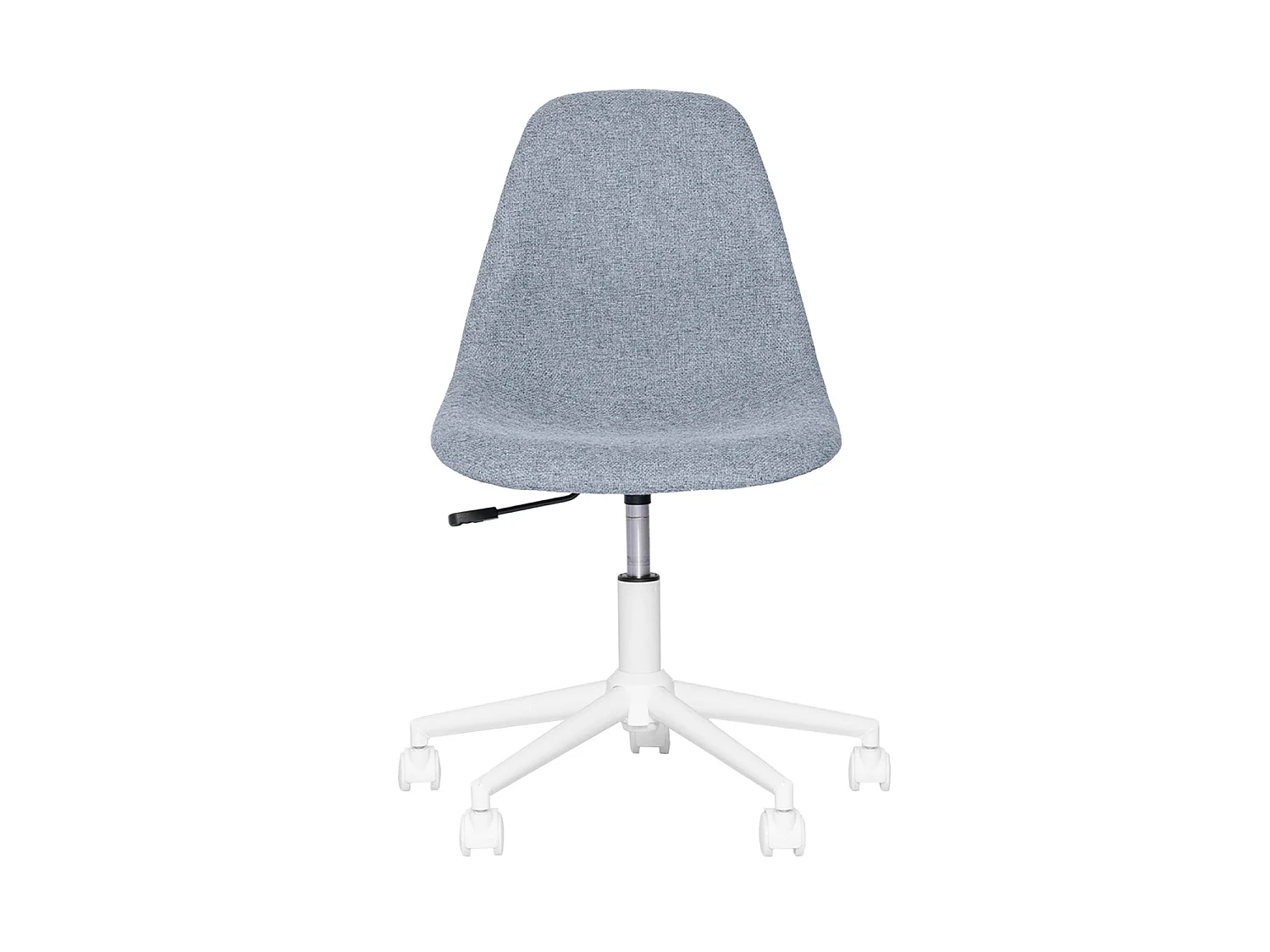 Silla de escritorio nicole gris para hogar moderno mueble de almacenaje  - Homekit