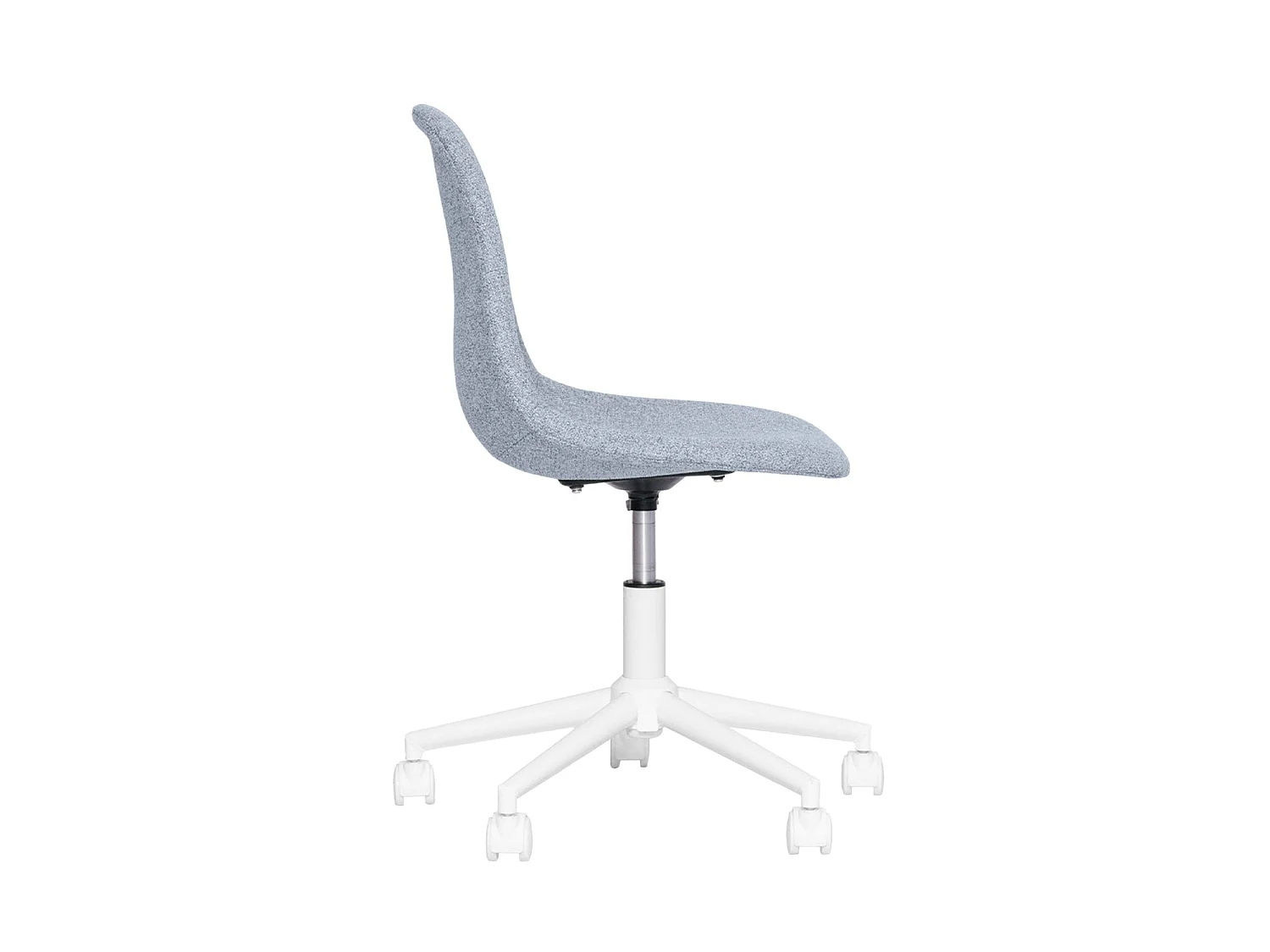 Silla de escritorio nicole gris para hogar moderno mueble de almacenaje  - Homekit