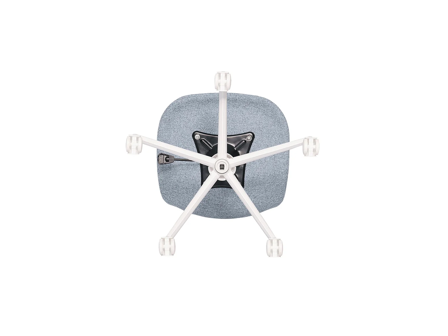 Silla de escritorio nicole gris para hogar moderno mueble de almacenaje  - Homekit