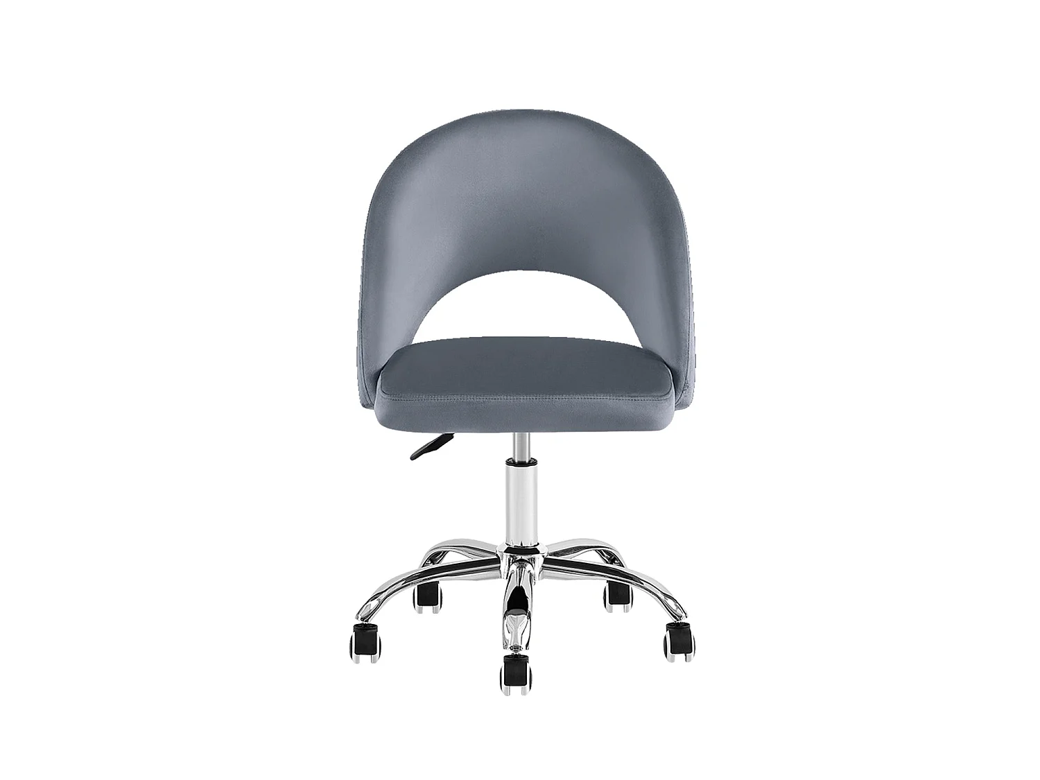 Silla de escritorio hallie gris para hogar moderno mueble de almacenaje  - Homekit