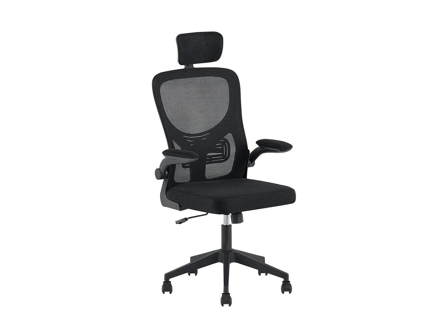 Silla de escritorio maude negro para hogar moderno mueble de almacenaje  - Homekit