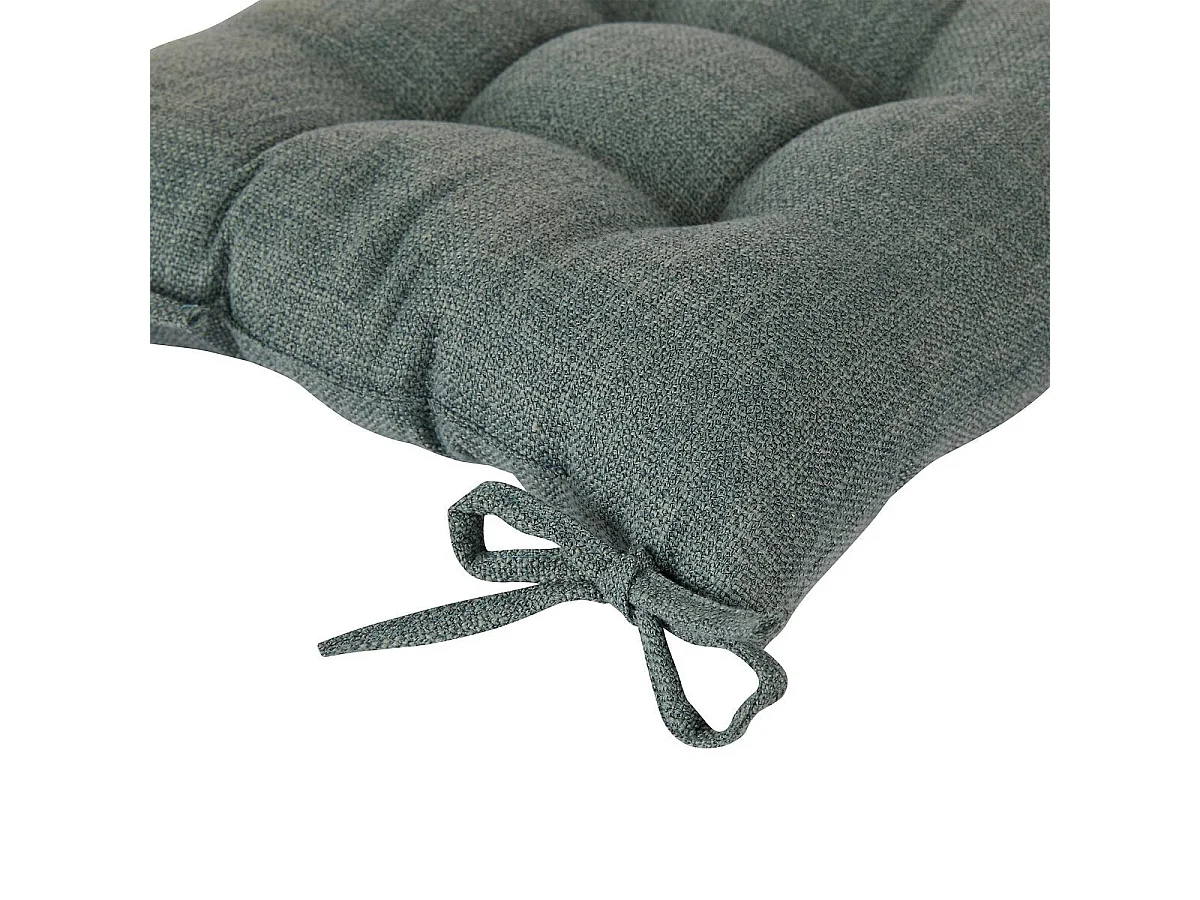 Galette de Chaise "Clem" 38x38cm Vert Tilleul
