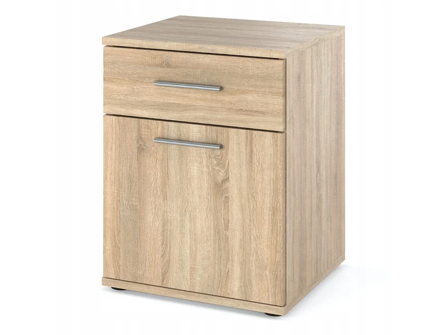 SZAFKA NOCNA DĄB SONOMA 40 CM 1 SZUFLADA 1 PÓŁKA STOLIK NAKASTLIK SYPIALNIA