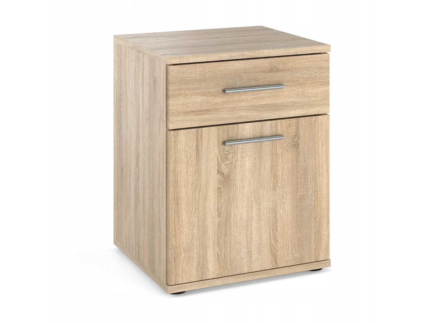 SZAFKA NOCNA DĄB SONOMA 40 CM 1 SZUFLADA 1 PÓŁKA STOLIK NAKASTLIK SYPIALNIA