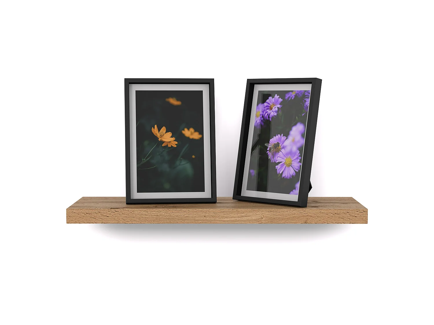 Półka Wisząca Stiv-Meble Połka Ścienna Dąb Wotan Na Książki Zdjęcia 40x15x1,8 CM 1 szt.