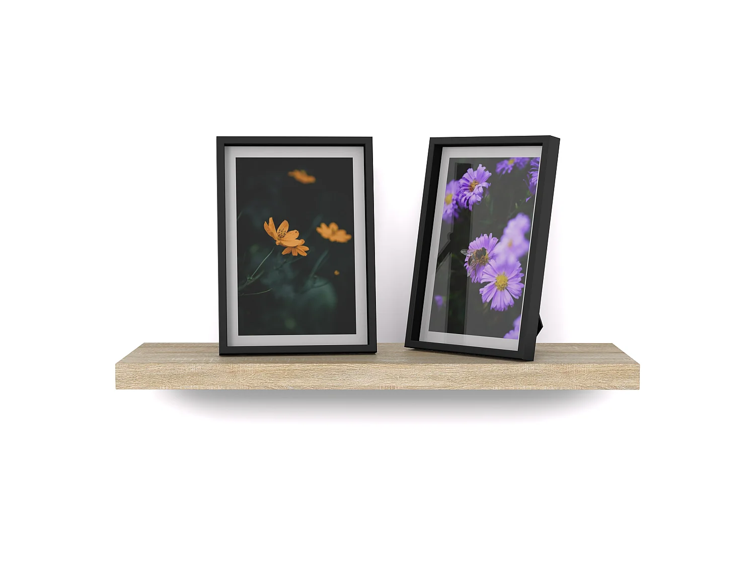 Półka Wisząca Stiv-Meble Połka Ścienna Dąb Sonoma Na Książki Zdjęcia 40x15x1,8 CM 1 szt.