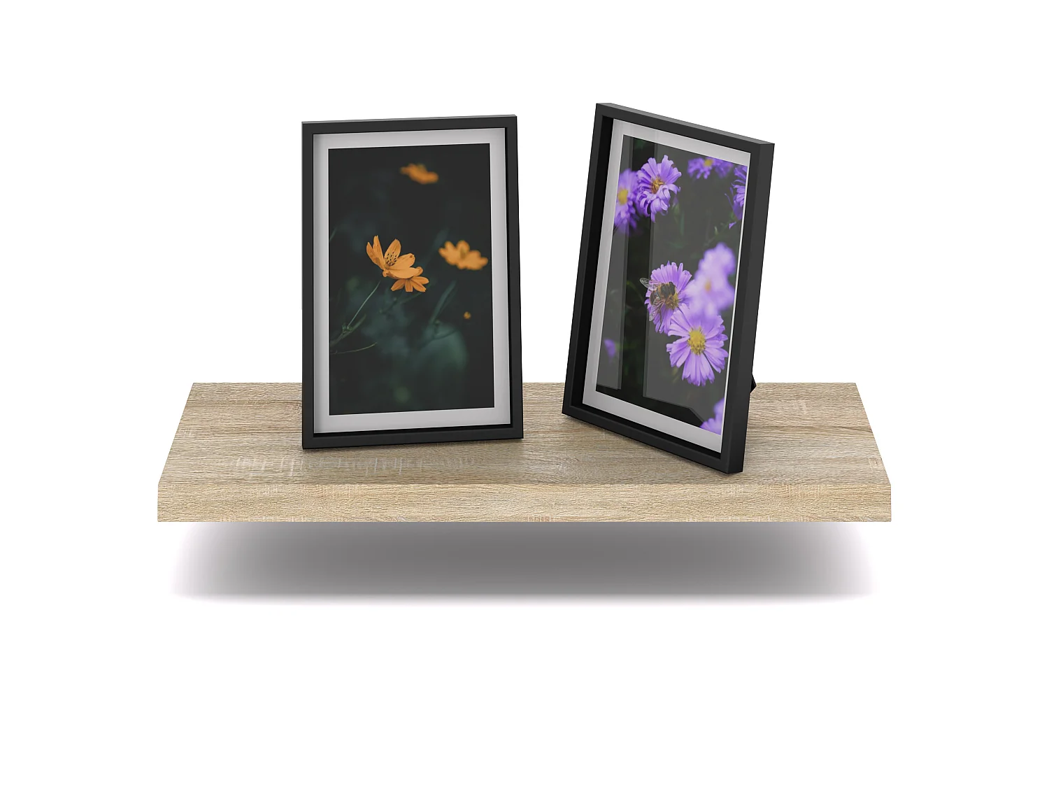 Półka Wisząca Stiv-Meble Połka Ścienna Dąb Sonoma Na Książki Zdjęcia 40x15x1,8 CM 1 szt.