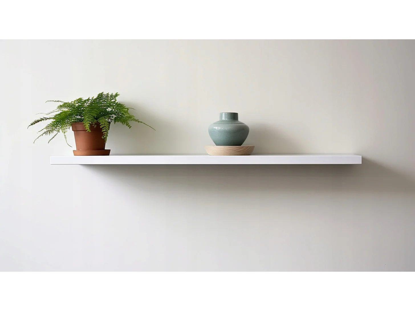 Półka Wisząca Stiv-Meble Połka Ścienna 80 CM Biały Mat Na Książki Zdjęcia 80x15x1,8 CM 1 szt.
