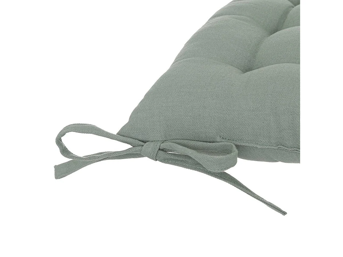 Galette de Chaise "Loria" 38x38cm Vert Céladon