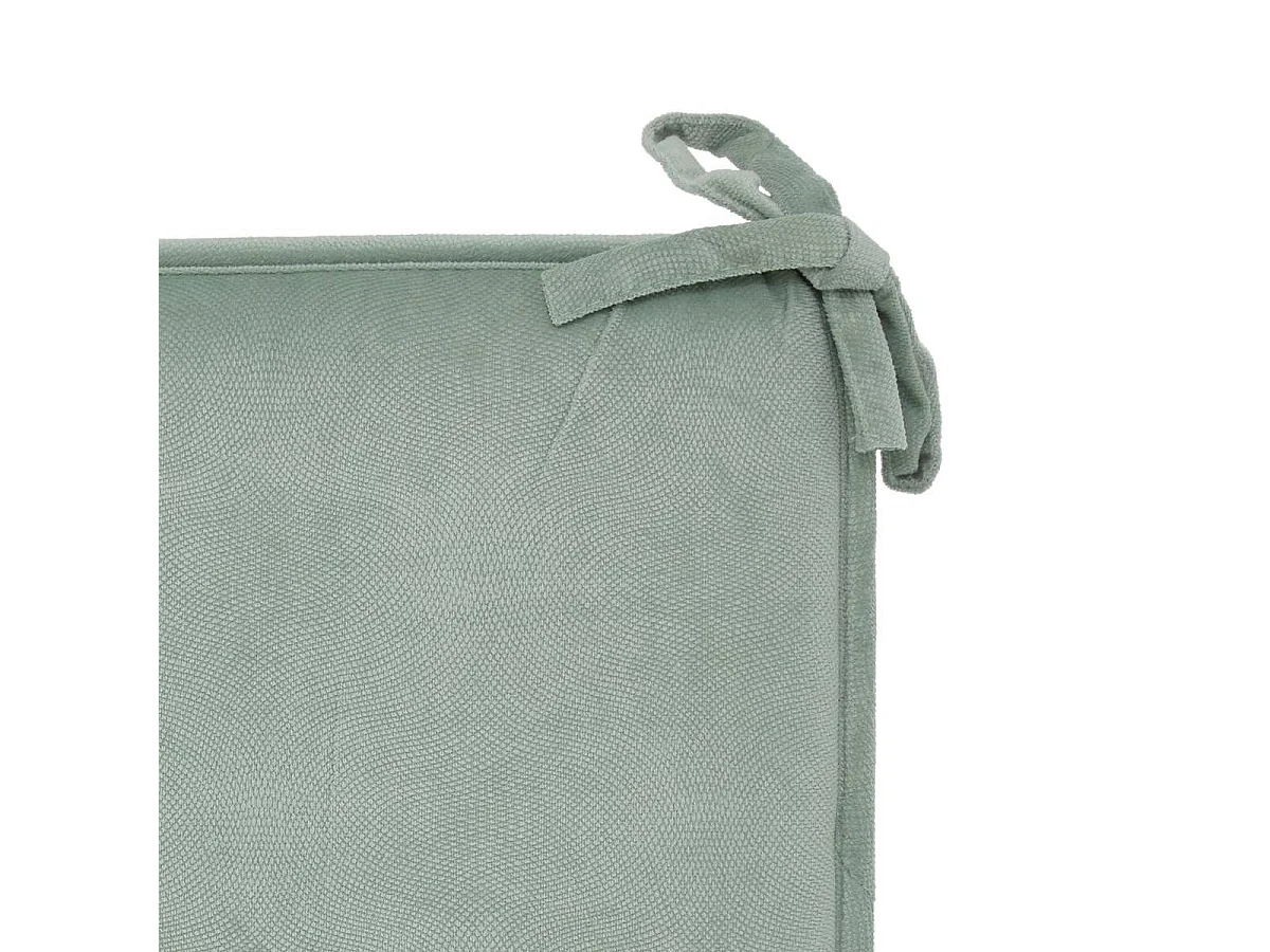 Galette de Chaise Uni "Lilou" 38x38cm Vert Céladon