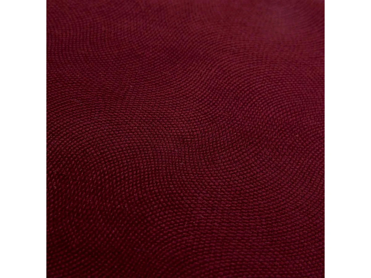 Galette de Chaise Uni "Lilou" 38x38cm Rouge Grenat
