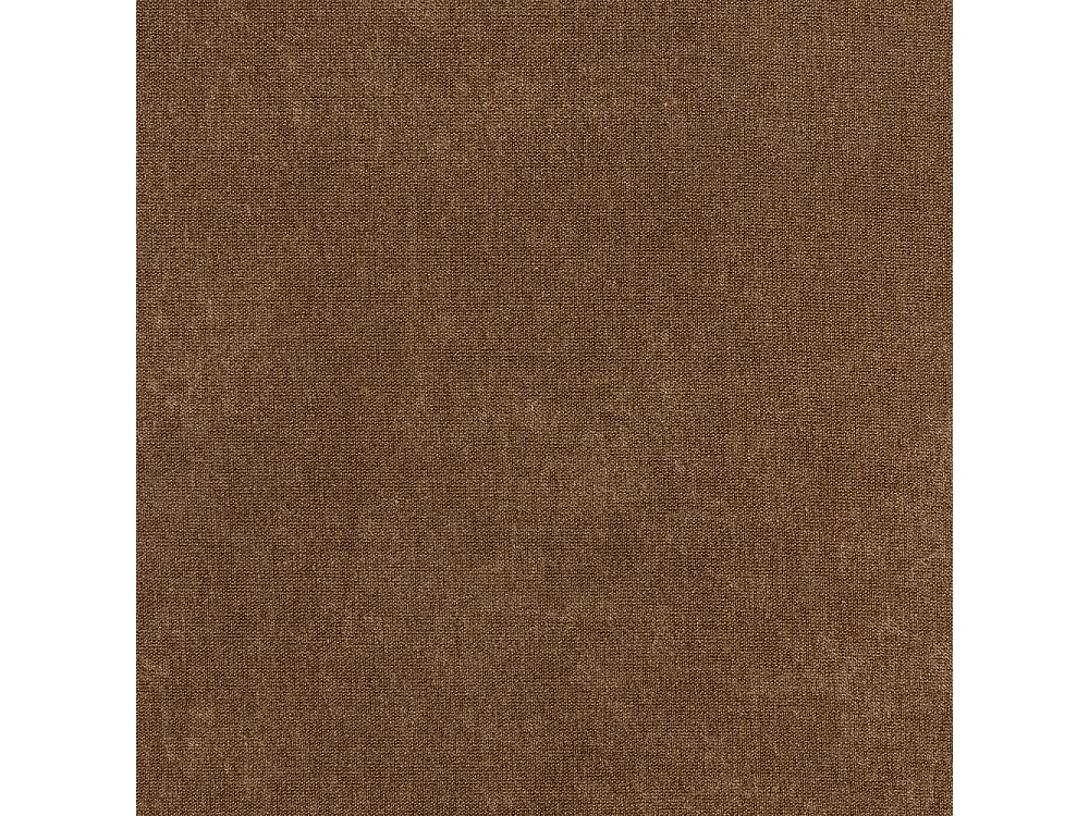 Liberia - Lit coffre en tissu chenille 140x190cm - Marron