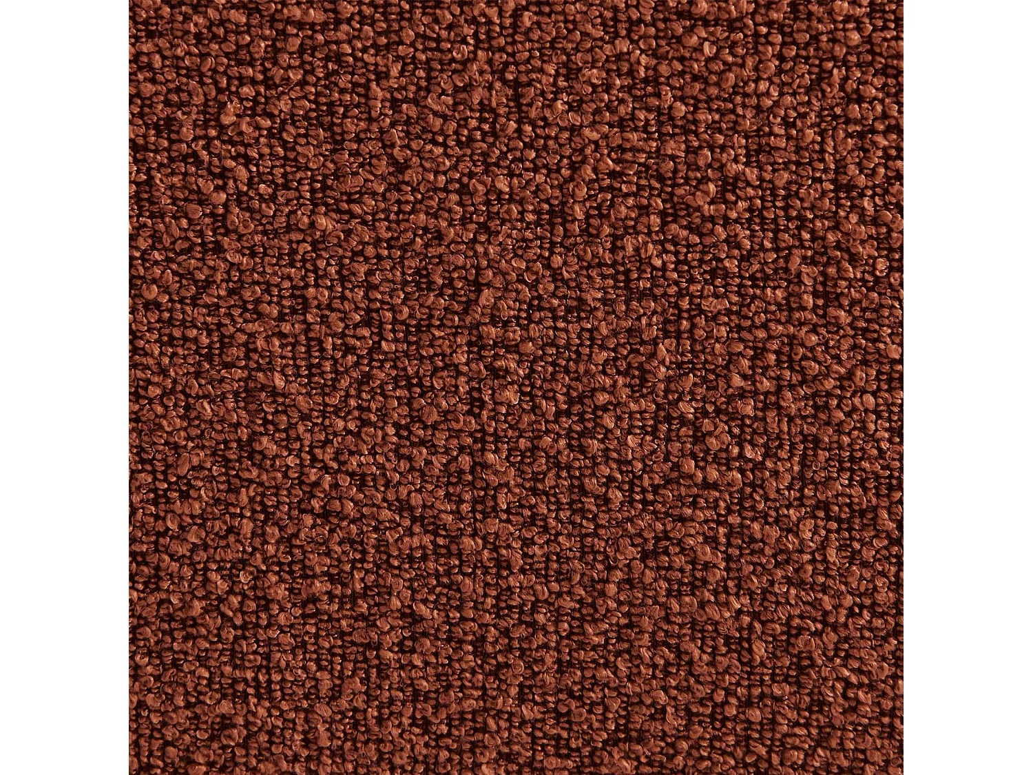 Sillón de borreguito texturizada con reposapiés terracota