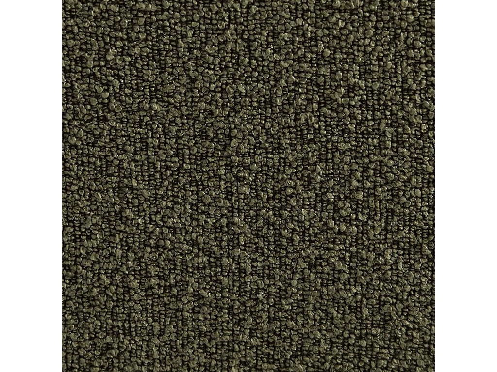 Sillón de borreguito texturizada con reposapiés verde kaki