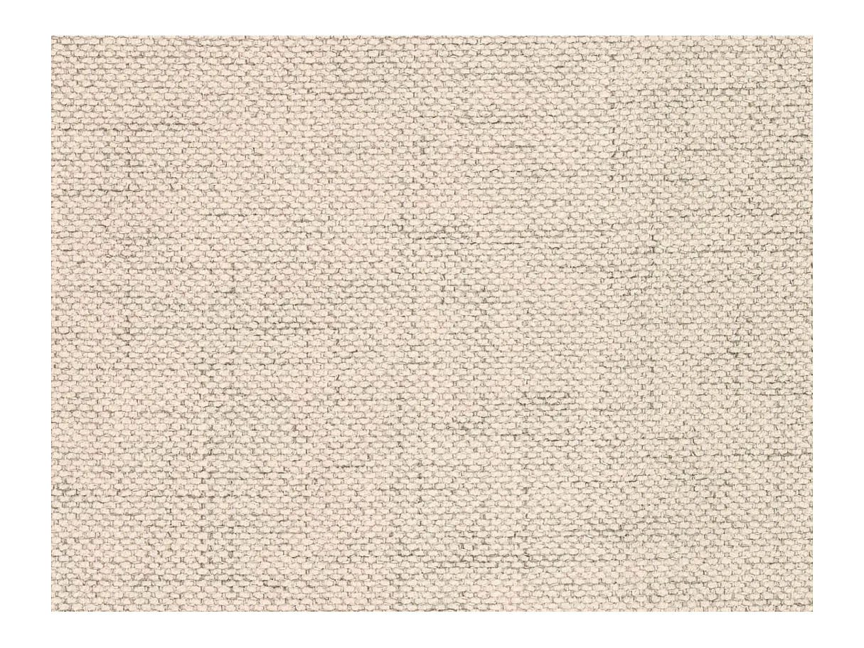 Canapé d'angle 6 places réversible en tissu blanc MILOE
