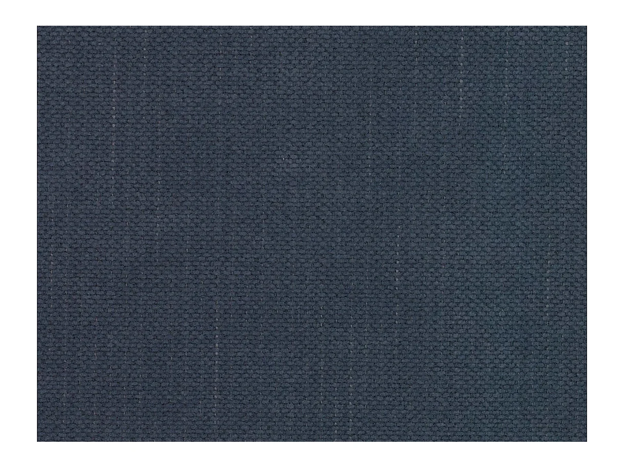 Canapé d'angle 6 places réversible en tissu bleu MILOE
