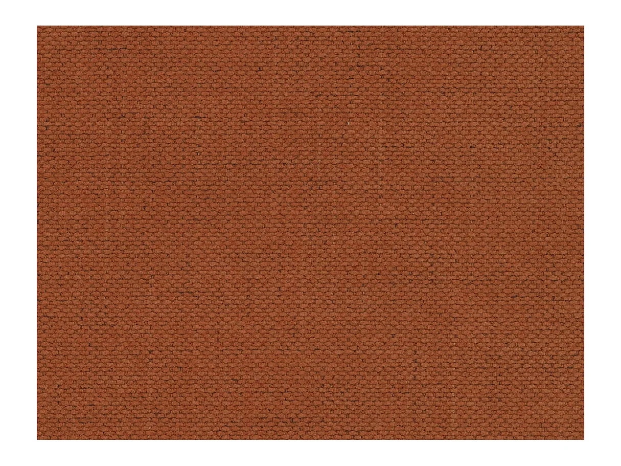 Canapé d'angle 6 places réversible en tissu terracotta MILOE