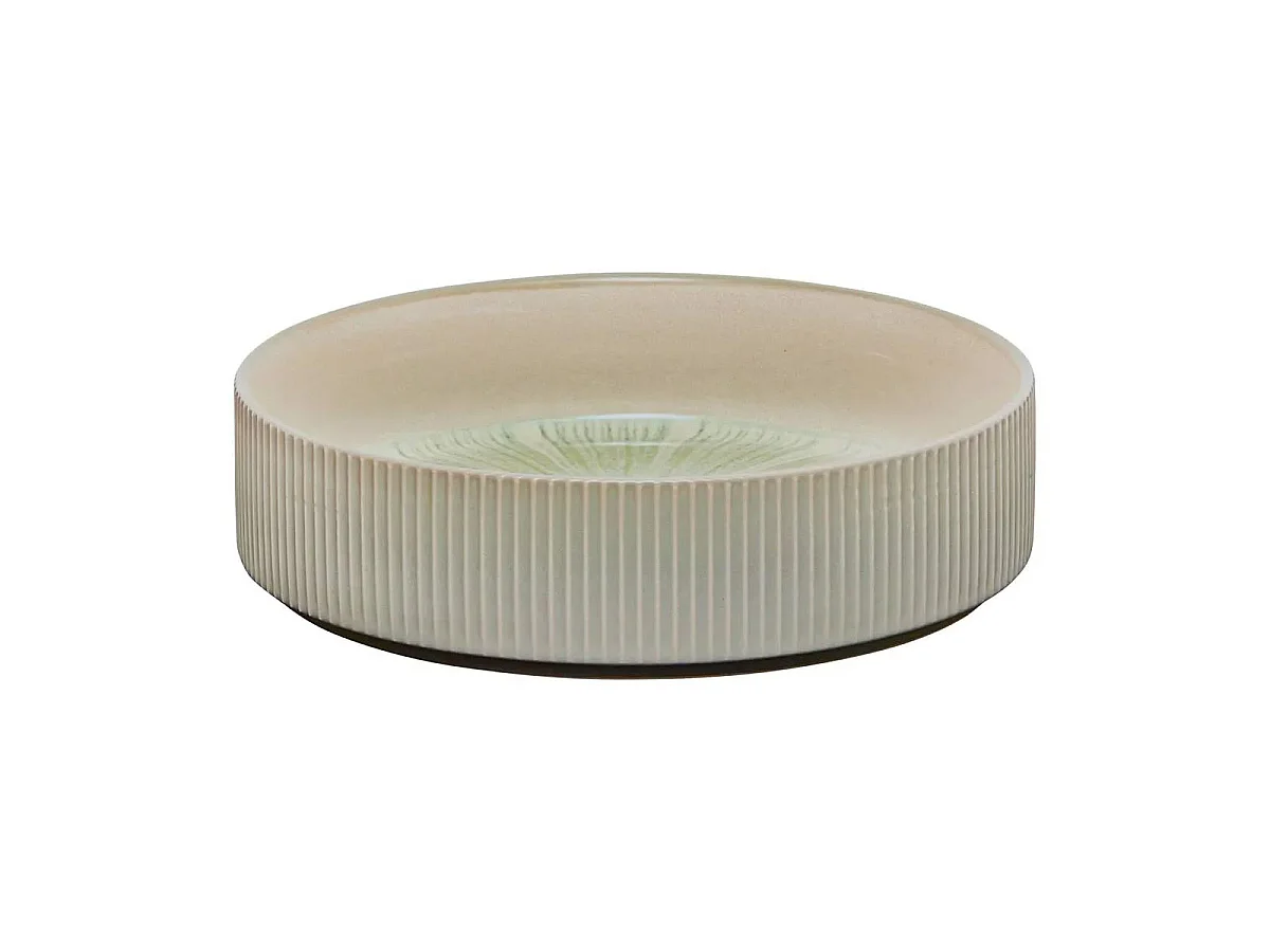 Lot de 6 Assiettes Creuses "Eva" 18cm Vert