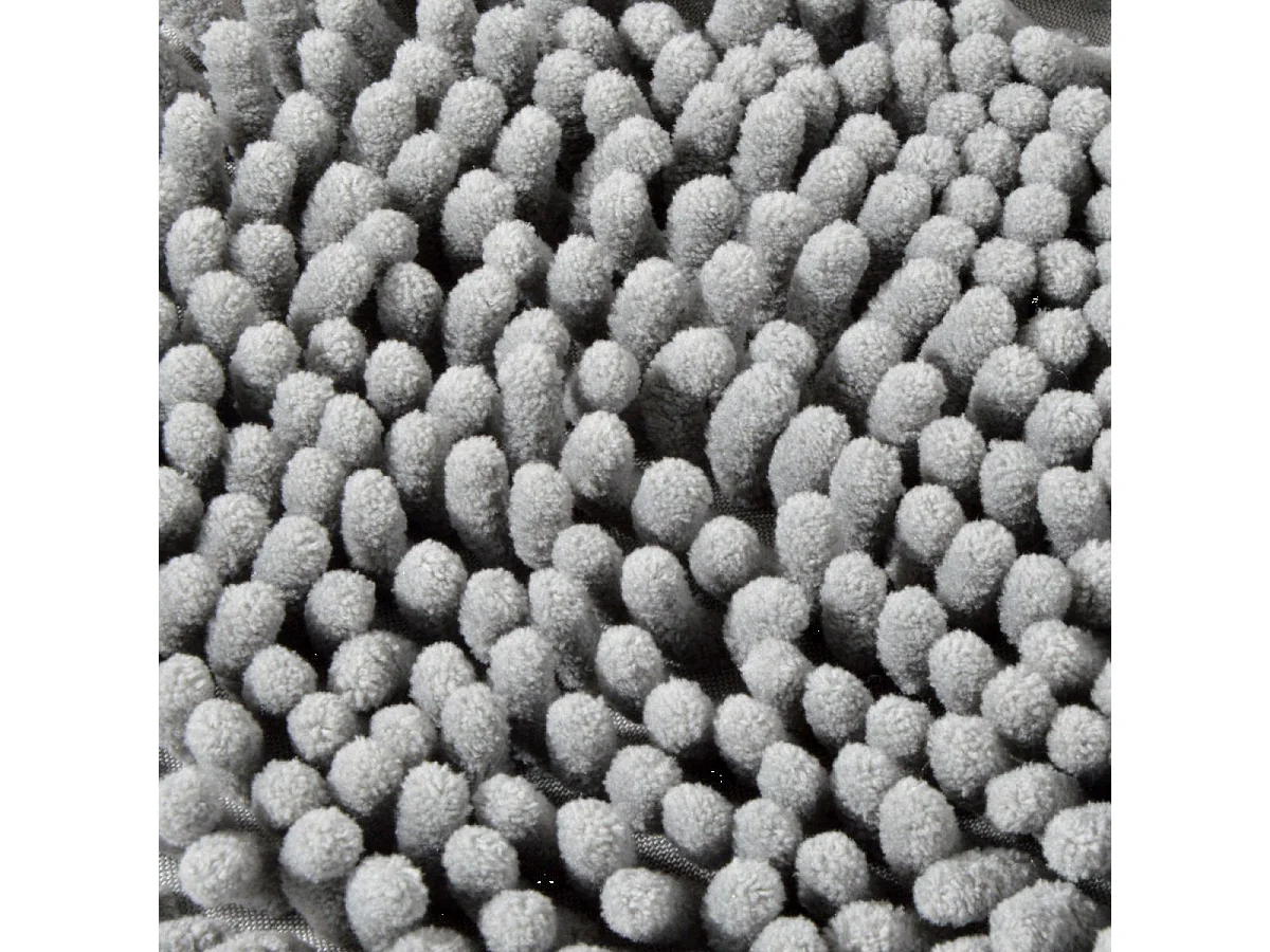Gant de Toilettage en Microfibre "2 en 1" 25cm Gris