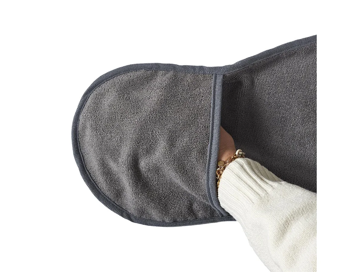 Serviette en Microfibre "Animaux" 65cm Gris