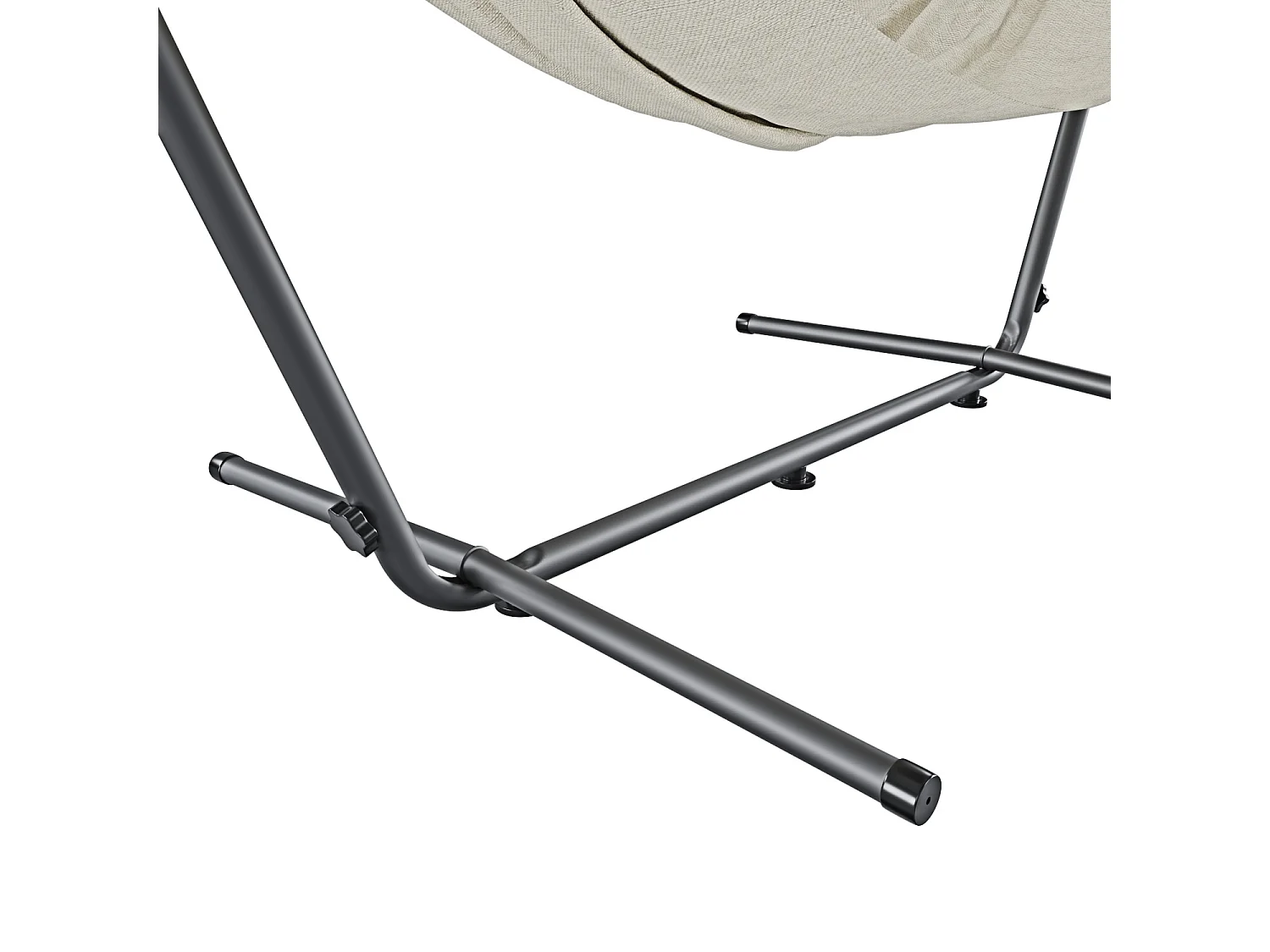 Amaca Da Giardino Con Supporto In Acciaio Portata 200 Kg Altezza Regolabile In Cotone Resistente Amaca Brasiliana Esterno Con Borsa 265 x 110 x 100 Cm Beige
