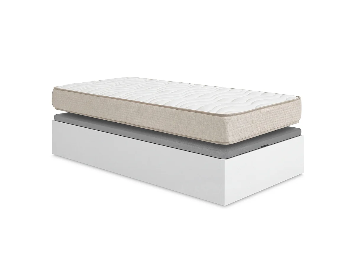 Pack ahorro juvenil Canapé abatible Nest con Colchón viscoelástico Nova Plus 105 x 190 cm| Montaje Incluido (Solo canapé)