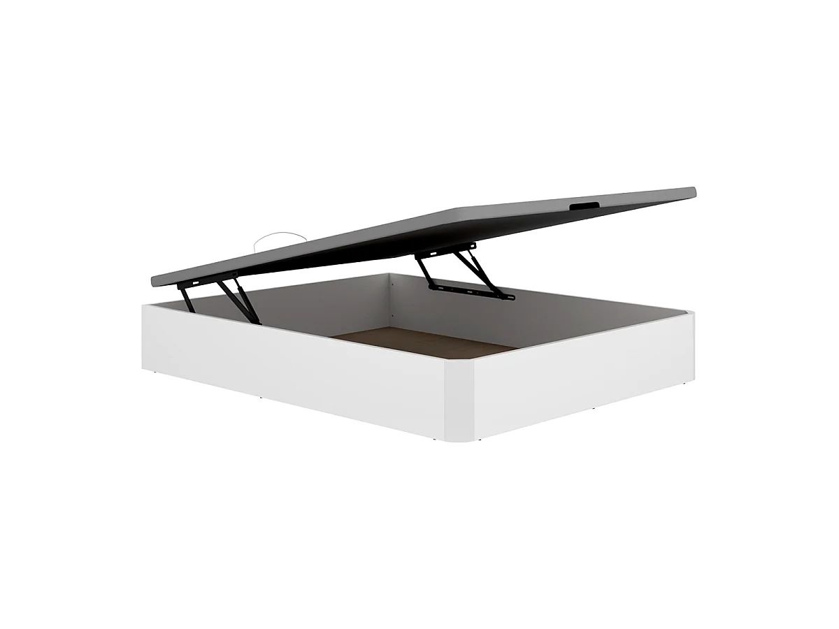 Pack ahorro matrimonio Canapé abatible Round con Colchón viscoelástico y muelles Aurea 150 x 190 cm| Montaje Incluido (Solo canapé)
