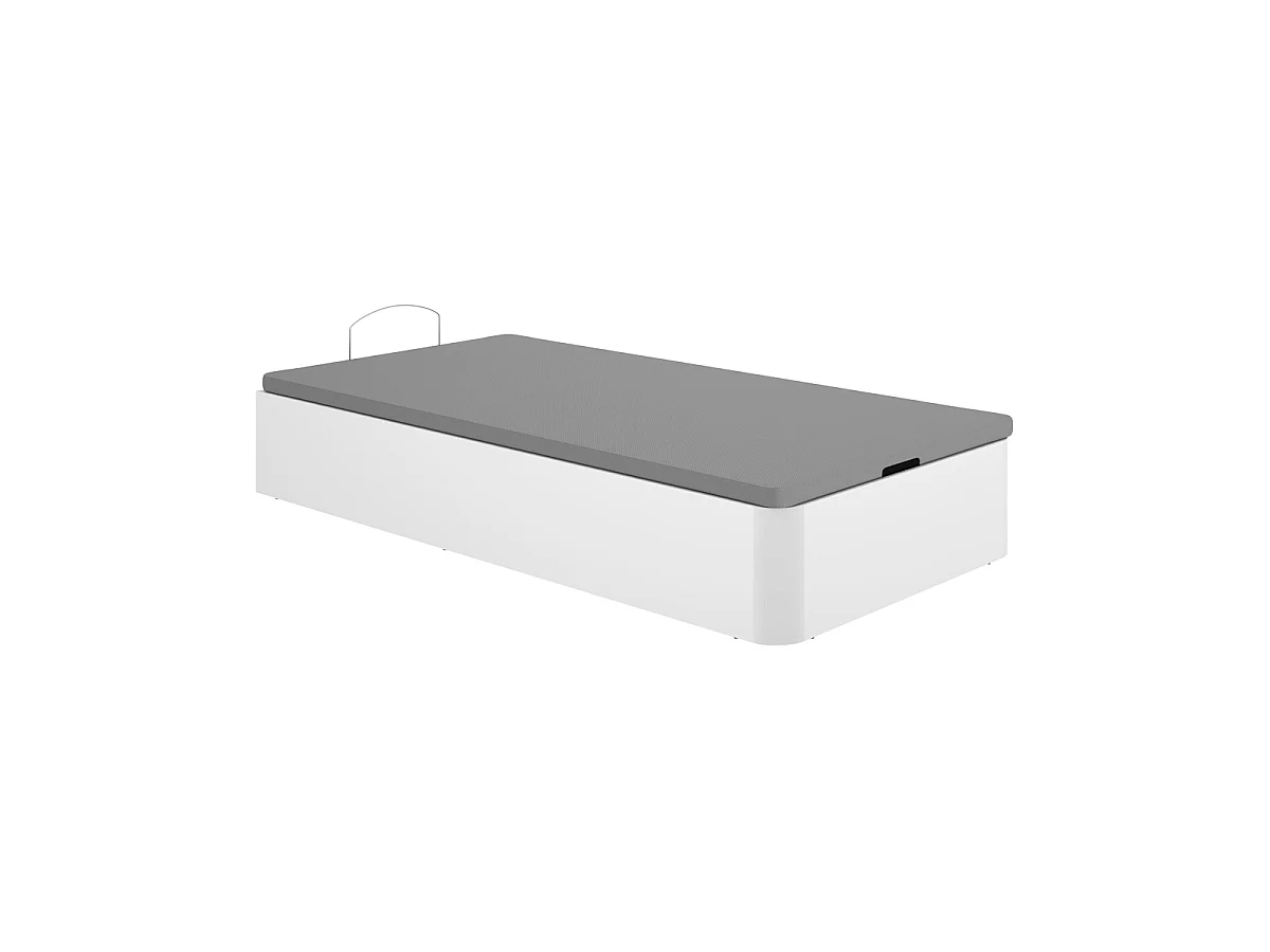 Pack ahorro juvenil Canapé abatible Round con Colchón viscoelástico Nova 90 x 190 cm| Montaje Incluido (Solo canapé)