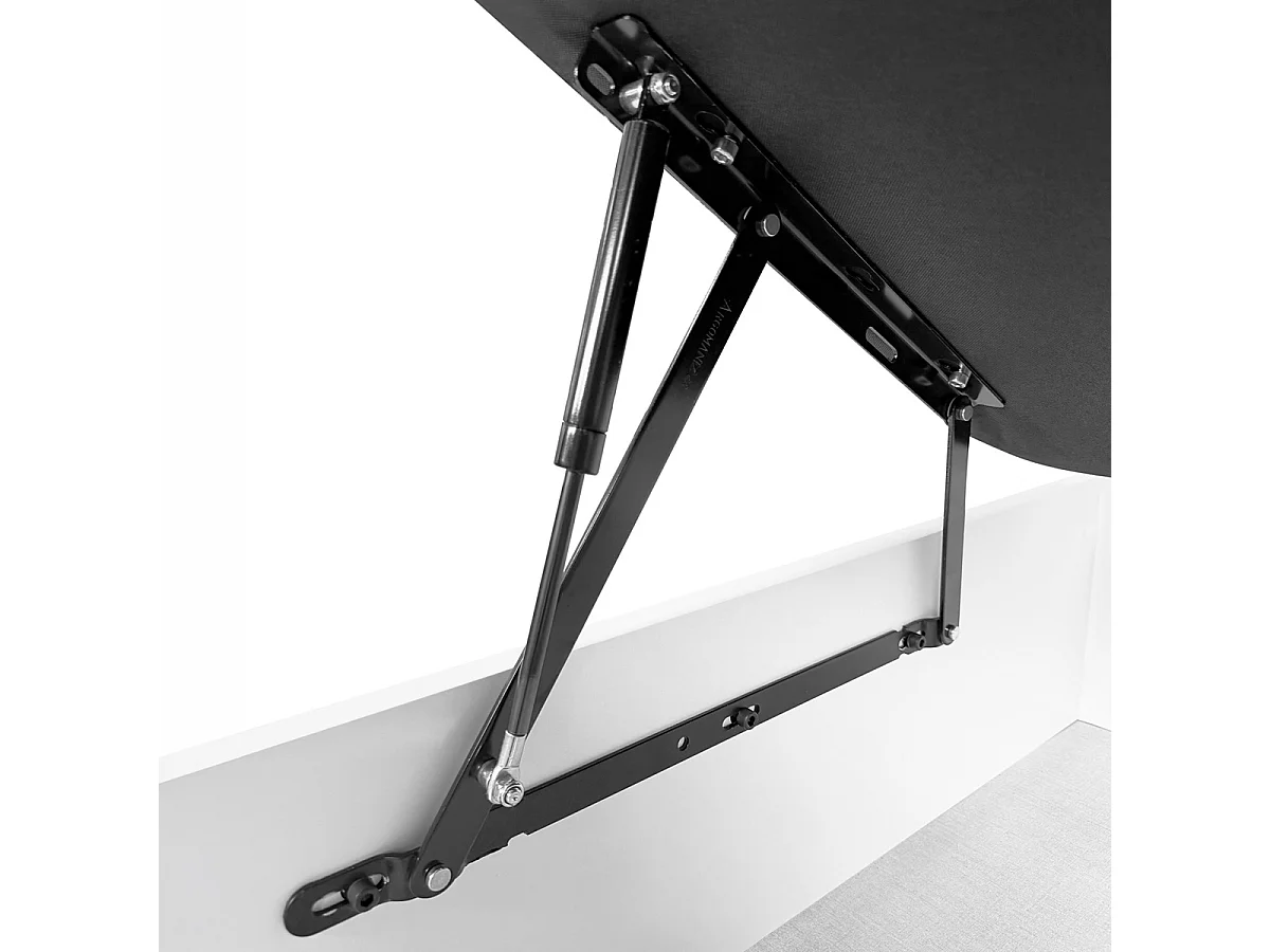 Pack ahorro juvenil Canapé abatible Round con Colchón viscoelástico Nova 90 x 190 cm| Montaje Incluido (Solo canapé)