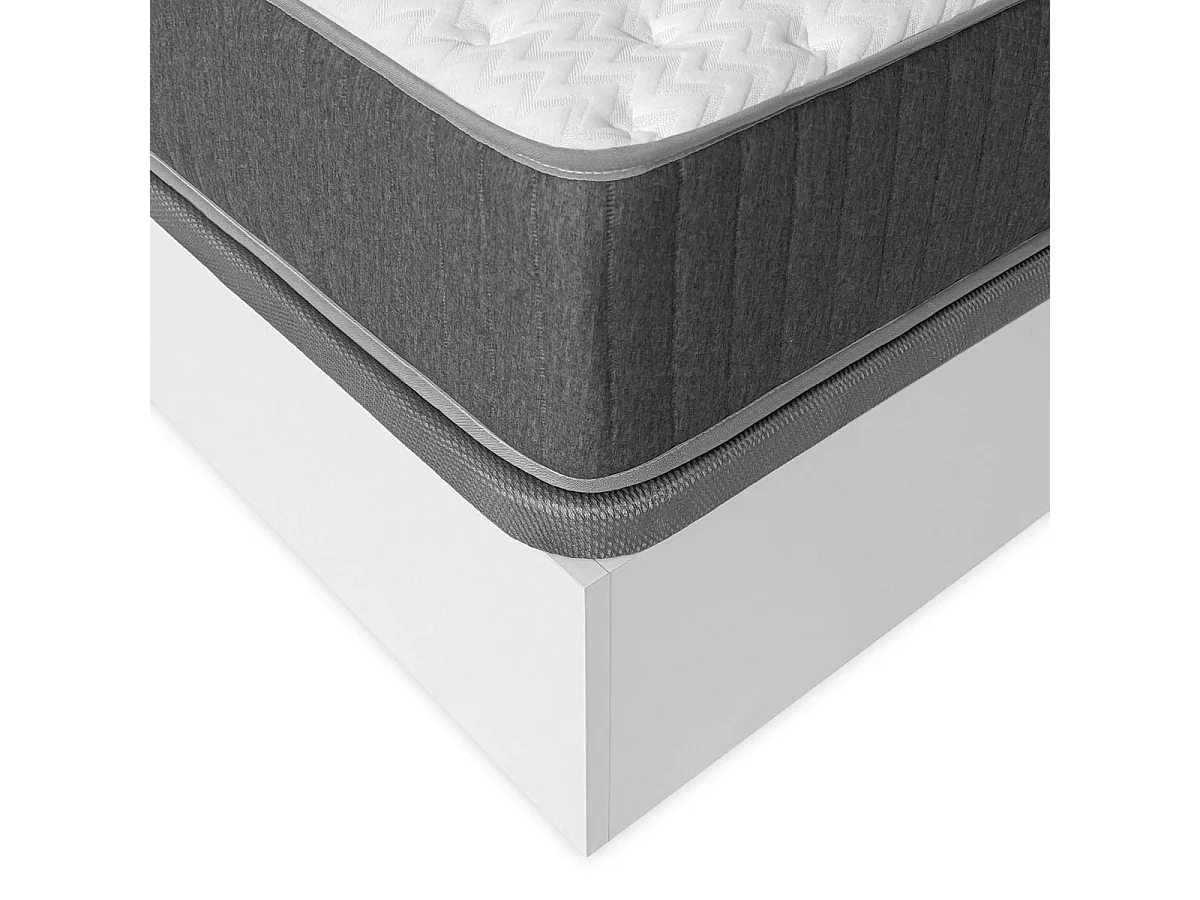 Pack ahorro matrimonio Canapé abatible Nest con Colchón viscoelástico y muelles Aurea 150 x 190 cm| Montaje Incluido (Solo canapé)