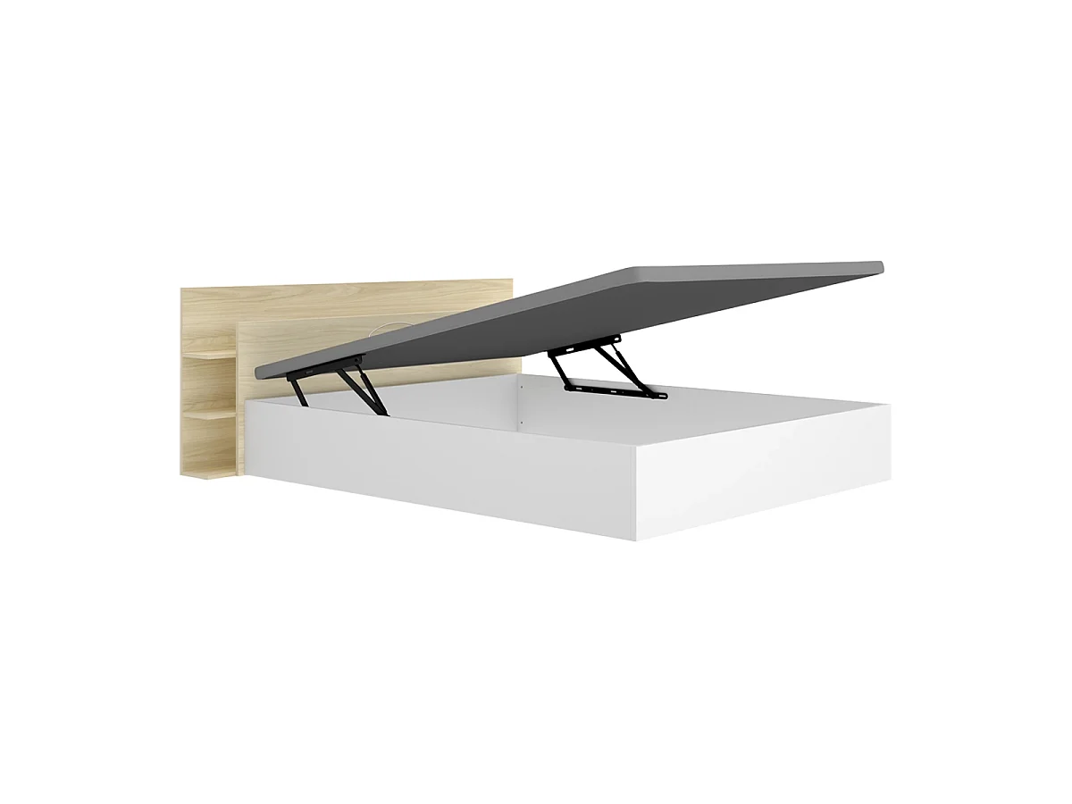 Pack ahorro matrimonio Canapé, Cabecero Tori y Colchón viscoelástico Nova Plus 150 x 190 cm| Montaje Incluido (Solo canapé)
