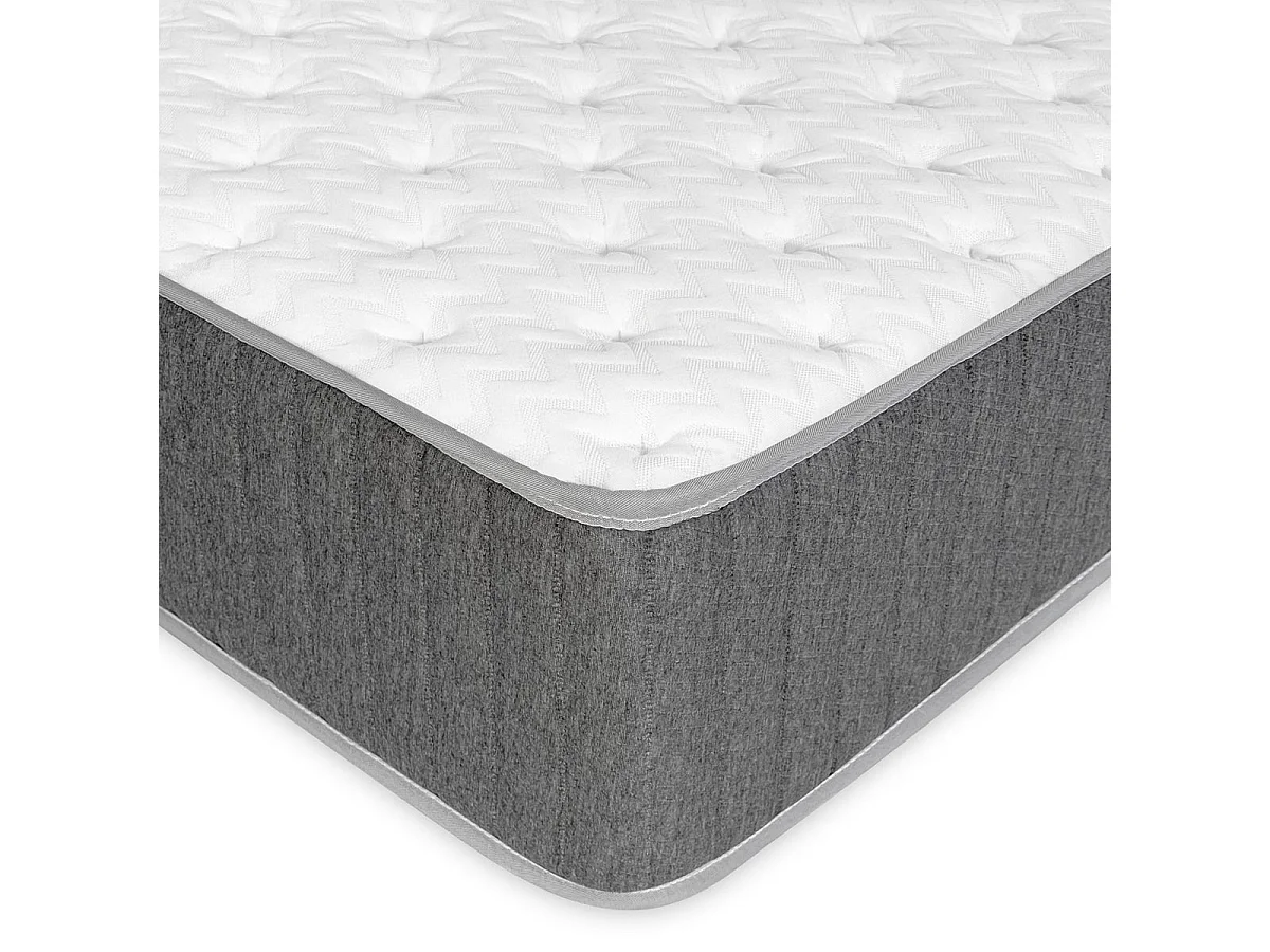 Pack ahorro matrimonio Cabecero con dos Mesitas Len, Canapé abatible con Colchón Aurea 150 x 190 cm | Montaje incluido (Solo canapé)