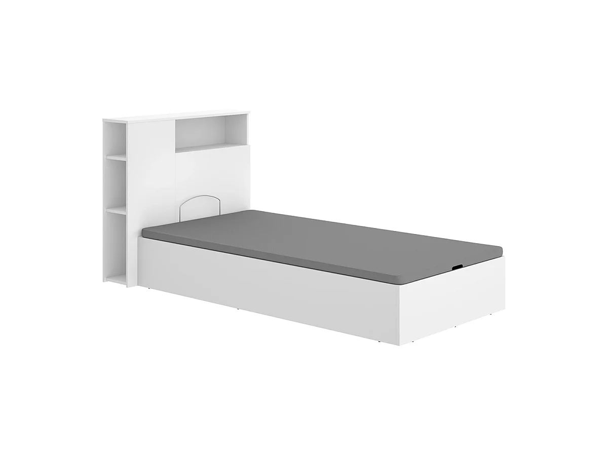 Pack ahorro juvenil Canapé con Cabecero Ten y Colchón Viscoelástico Nova 90 x 190 cm | Montaje Incluido (Solo canapé)