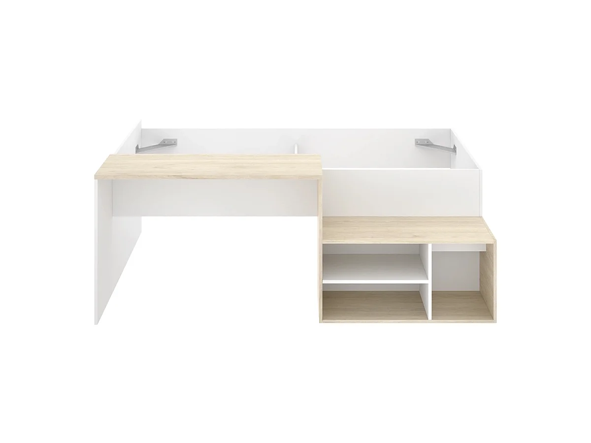 Pack ahorro Cama escritorio Kric con Colchón Nova y Somier lama ancha 90 x 190 cm | Subida a domicilio