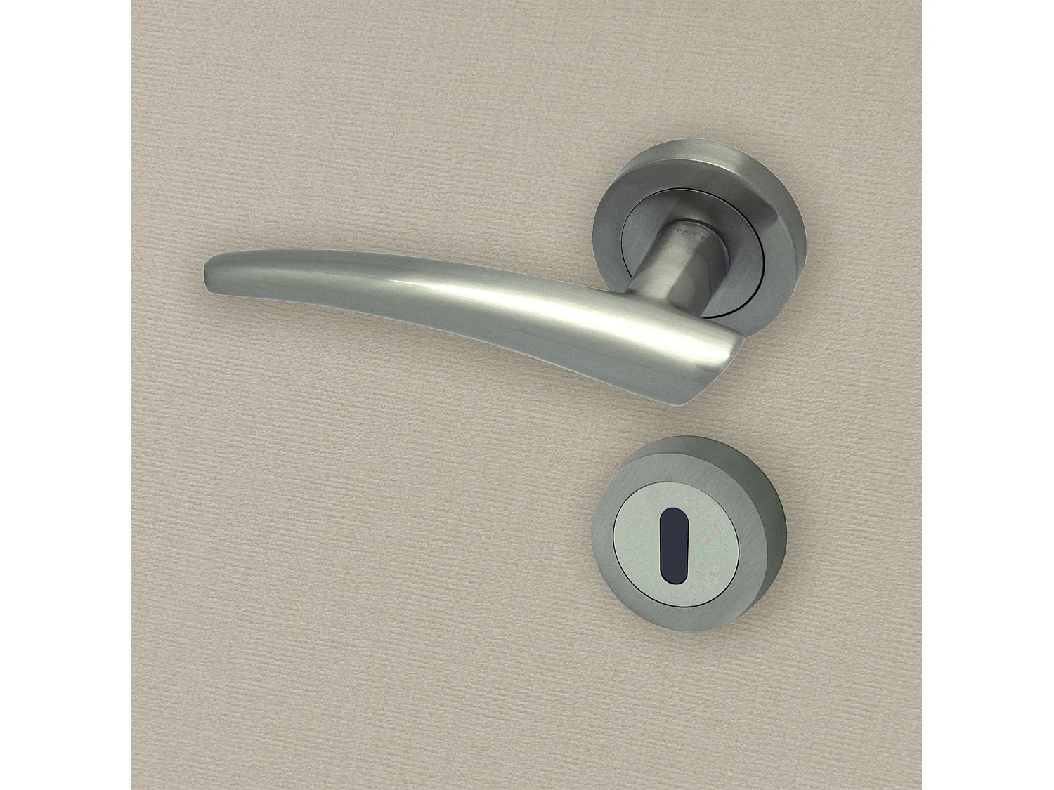 Poignée de porte d'intérieur à clé Bergame - Reivilo