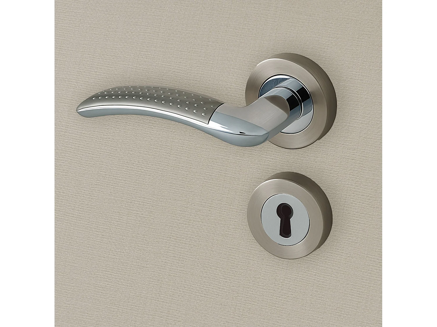 Poignée de porte d'intérieur à cylindre Ancône - Reivilo