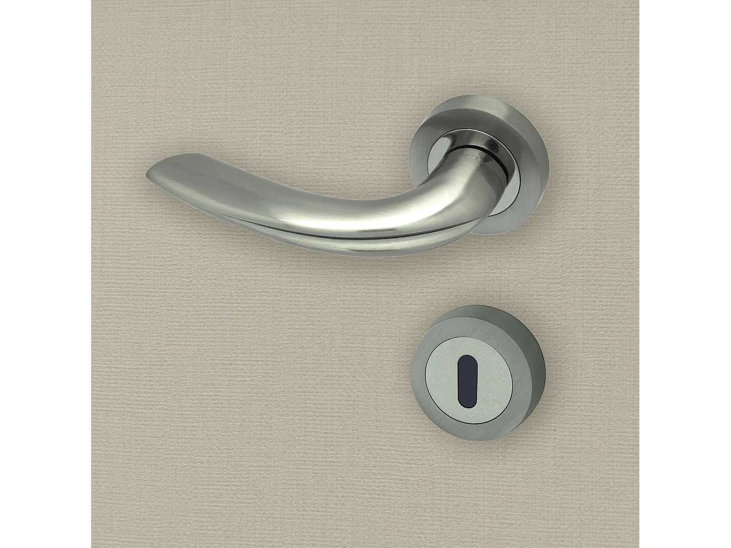 Poignée de porte d'intérieur à clé Vérone - Reivilo