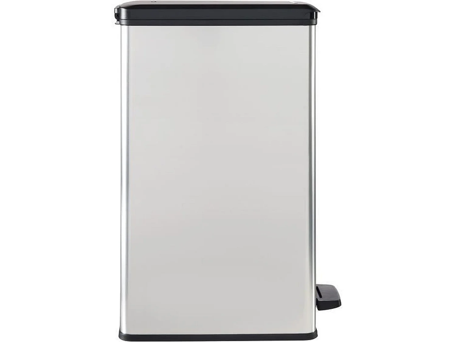 Poubelle Slim - SLIM BIN 40L - Gain de place 40 x 25 x 61 cm - Gris métallisé