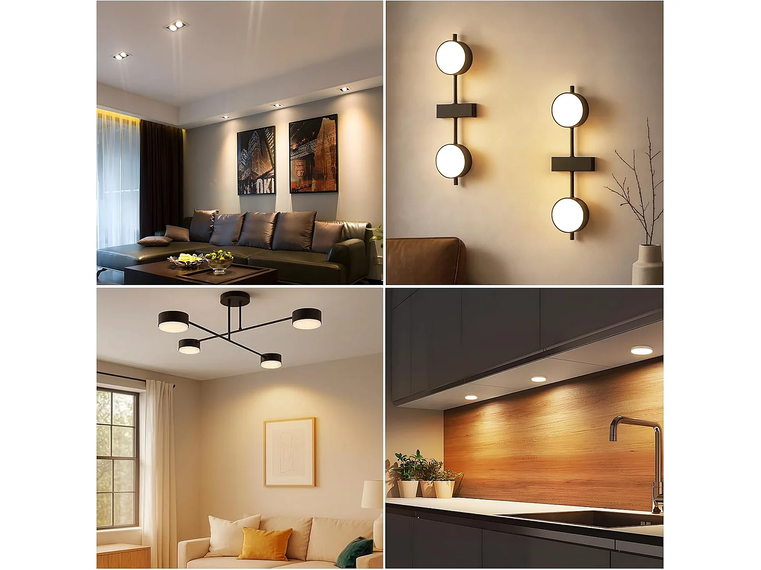 Nettlife 6er-Pack GX53 Ultra Slim 5W (entspricht 50W) LED-Lampen, 3000K Warmweiß, 74x25mm, flimmerfrei, für Unterbaubeleuchtung, 230V, nicht dimmbar
