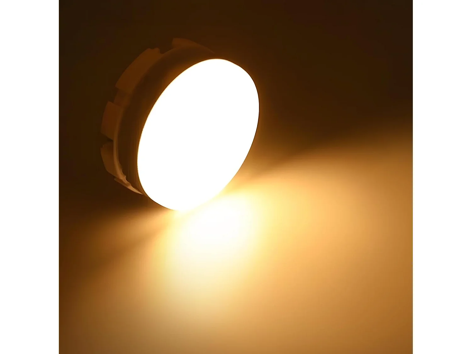 Nettlife 6er-Pack GX53 Ultra Slim 5W (entspricht 50W) LED-Lampen, 3000K Warmweiß, 74x25mm, flimmerfrei, für Unterbaubeleuchtung, 230V, nicht dimmbar