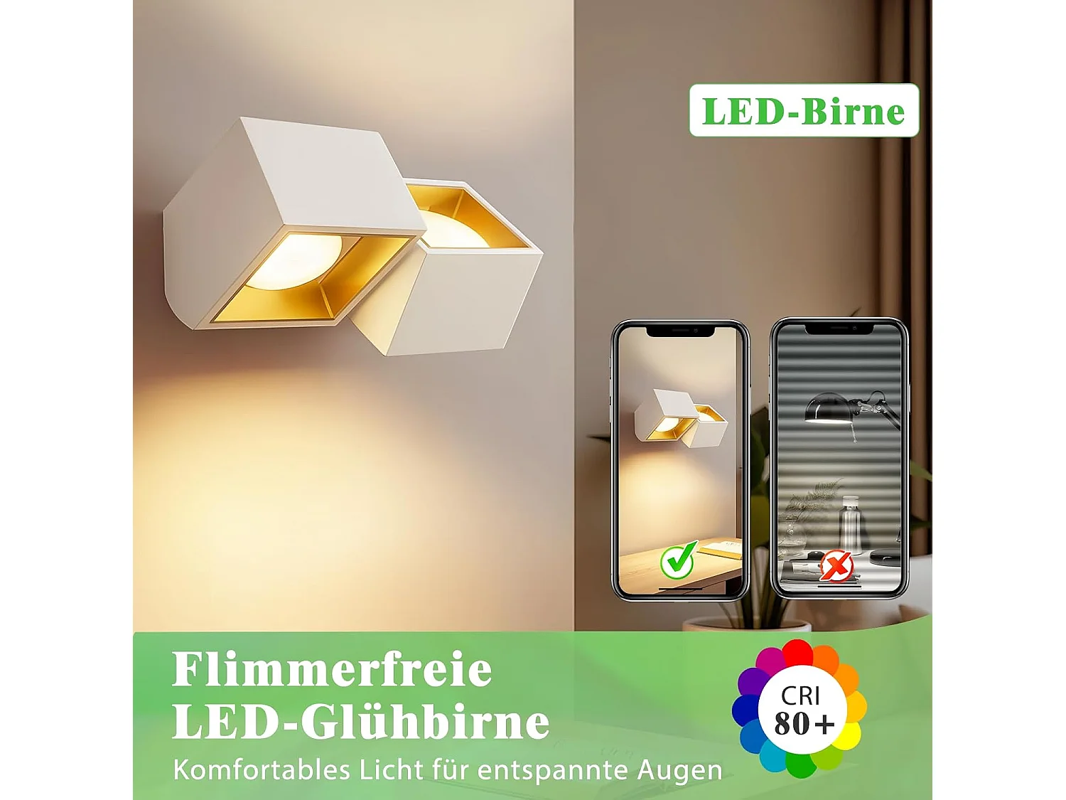Nettlife 6er-Pack GX53 Ultra Slim 5W (entspricht 50W) LED-Lampen, 3000K Warmweiß, 74x25mm, flimmerfrei, für Unterbaubeleuchtung, 230V, nicht dimmbar