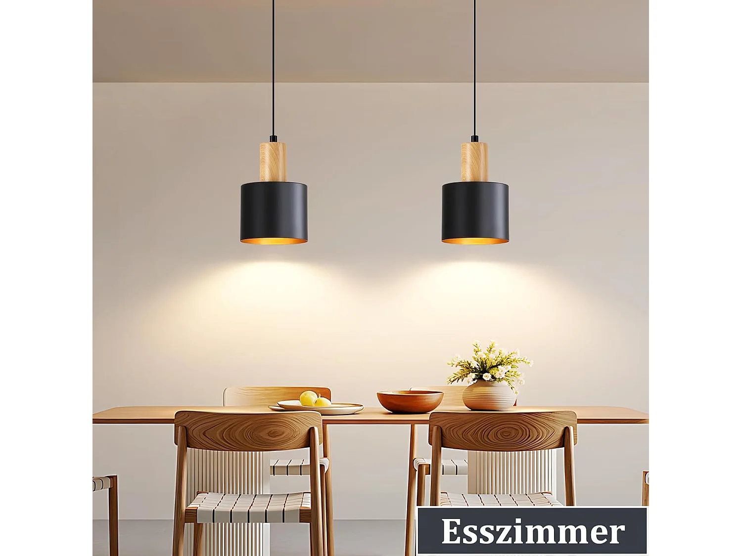 NETTLIFE Suspension Vintage Noire E27, Lustre Salle à Manger Hauteur Réglable, Luminaire de Cuisine et Chambre, Design Industriel, Sans Ampoule