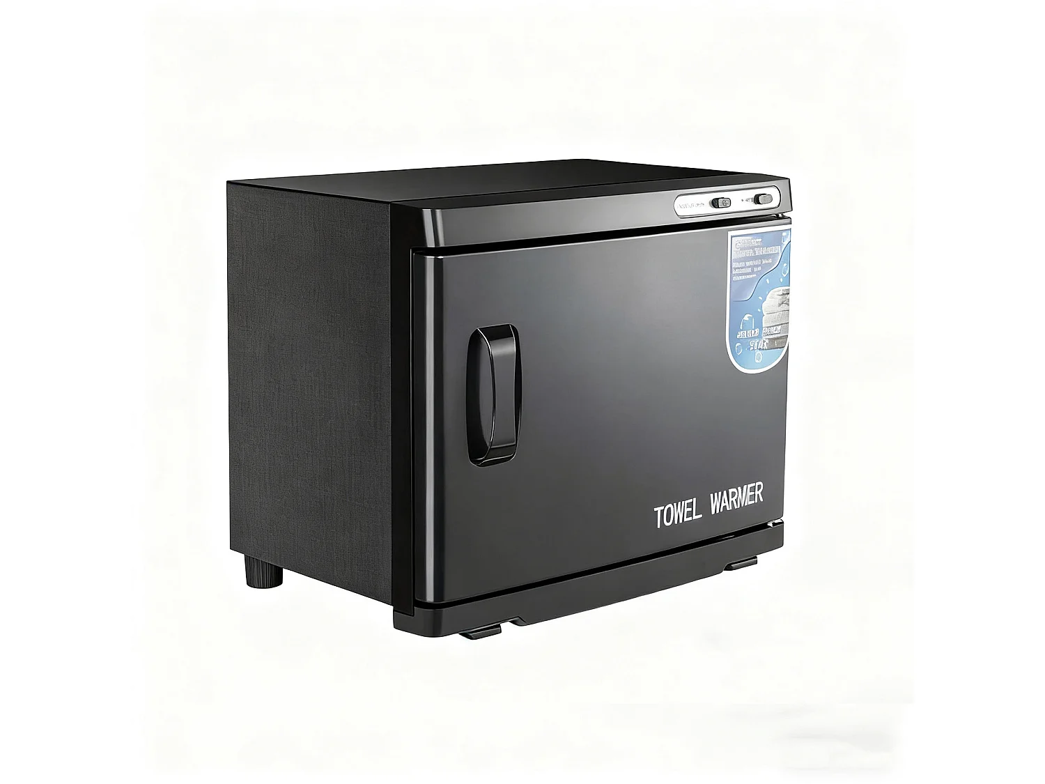 Nettlife Chauffe-Serviette UV 23L, Stérilisateur de Serviettes Pro Grande Capacité pour Salon de Beauté, Spa, Hôtel et Salle de Bain - Noir