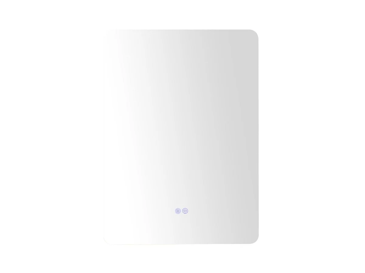 Miroir de salle de bain LED avec éclairage, interrupteur tactile et fonction mémoire, miroir mural 70 x 50 cm