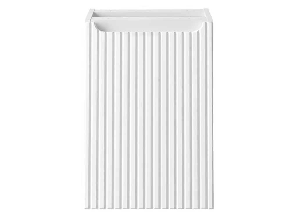 Mueble de pared NOVA de 100 cm con cesta para la ropa, unidad de 2 cajones y encimera.-