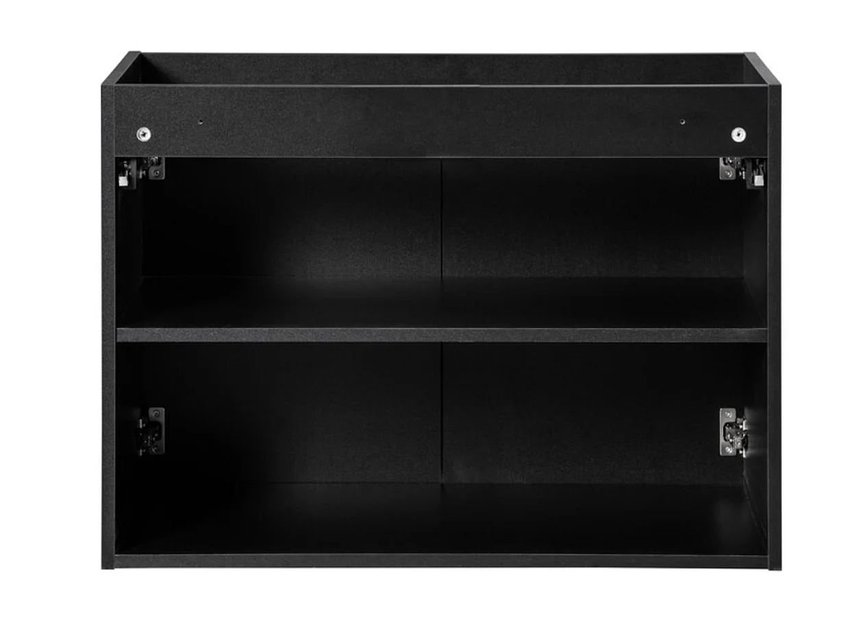 Mueble de baño suspendido NOVA de 80 cm con encimera y lavabo ovalado.-