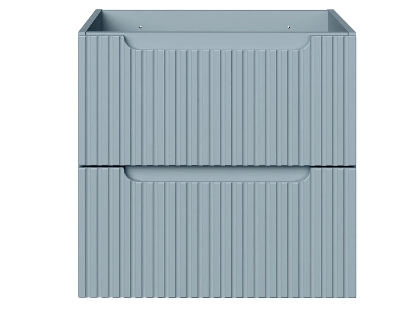 Mueble de baño suspendido NOVA Denim de 120 cm: elegante almacenamiento con encimera de roble Casella.